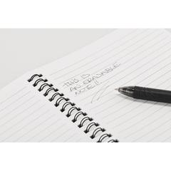 Vue Carnet A5 papier effaçable - Nobuuk de couleur noir| Krokrodeal