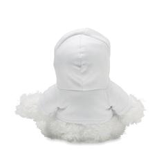 Vue Peluche vache - Manny de couleur blanc| Krokrodeal