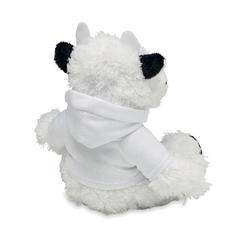 Vue Peluche vache - Manny de couleur blanc| Krokrodeal