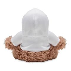 Vue Peluche singe - Lenny de couleur blanc| Krokrodeal