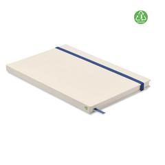 Vue Carnet A5 en carton recyclé - Mito note de couleur bleu| Krokrodeal