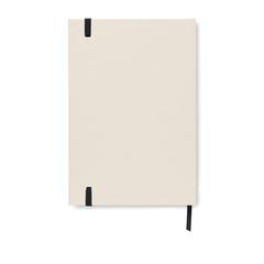 Vue Carnet A5 en carton recyclé - Mito note de couleur noir| Krokrodeal