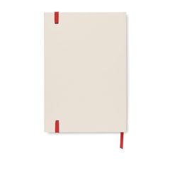 Vue Carnet A5 en carton recyclé - Mito note de couleur rouge| Krokrodeal