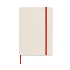 Vue Carnet A5 en carton recyclé - Mito note de couleur rouge| Krokrodeal