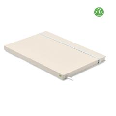 Vue Carnet A5 en carton recyclé - Mito note de couleur blanc| Krokrodeal