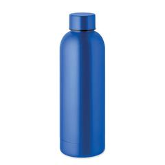 Vue Bouteille en acier inox recyclé - Athena de couleur bleu| Krokrodeal