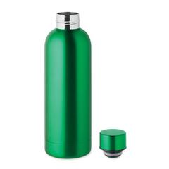 Vue Bouteille en acier inox recyclé - Athena de couleur vert| Krokrodeal