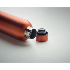 Vue Bouteille en acier inox recyclé - Athena de couleur orange| Krokrodeal