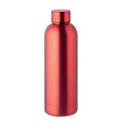 Vue Bouteille en acier inox recyclé - Athena de couleur rouge| Krokrodeal