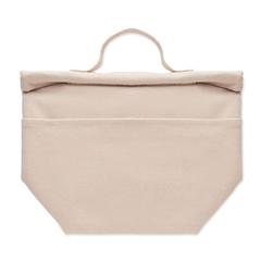 Vue Sac isotherme en coton recyclé - Recoba de couleur marron| Krokrodeal