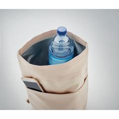 Vue Sac isotherme en coton recyclé - Recoba de couleur marron| Krokrodeal