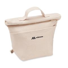 Vue Sac isotherme en coton recyclé - Recoba de couleur marron| Krokrodeal