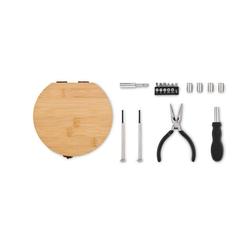 Vue Set d'outils 15 pièces - Bartlett de couleur marron| Krokrodeal