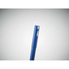Vue Stylo RPET encre gel bleu - Sion de couleur bleu| Krokrodeal