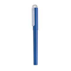 Vue Stylo RPET encre gel bleu - Sion de couleur bleu| Krokrodeal