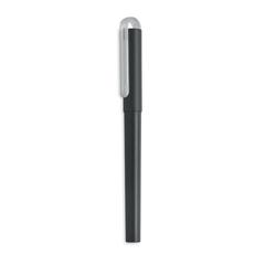 Vue Stylo RPET encre gel bleu - Sion de couleur noir| Krokrodeal