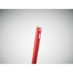 Vue Stylo RPET encre gel bleu - Sion de couleur rouge| Krokrodeal