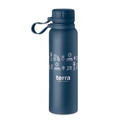 Vue Gourde double paroi 780 ml - Onto de couleur bleu| Krokrodeal