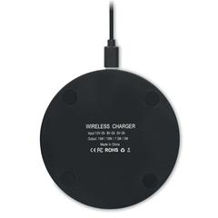 Vue Chargeur sans fil verre 10W - Ress de couleur noir| Krokrodeal