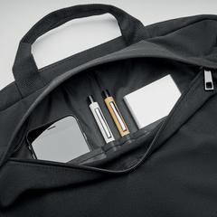 Vue Sac d'ordinateur en toile - Umea top de couleur noir| Krokrodeal