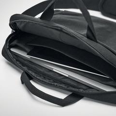 Vue Sac d'ordinateur en toile - Umea top de couleur noir| Krokrodeal