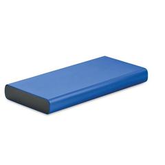 Vue Powerbank 10000 mAh - Powerflat 8 c de couleur bleu| Krokrodeal