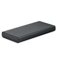Vue Powerbank 10000 mAh - Powerflat 8 c de couleur noir| Krokrodeal