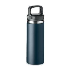 Vue Bouteille double paroi 500 ml - Cleo de couleur bleu| Krokrodeal