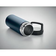Vue Bouteille double paroi 500 ml - Cleo de couleur bleu| Krokrodeal