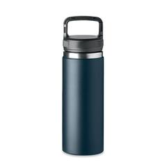 Vue Bouteille double paroi 500 ml - Cleo de couleur bleu| Krokrodeal