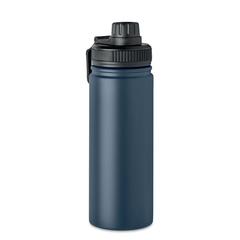 Vue Bouteille double paroi 500 ml - Mili de couleur bleu| Krokrodeal