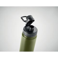 Vue Bouteille double paroi 500 ml - Mili de couleur vert| Krokrodeal