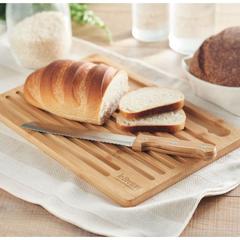 Vue Planche à pain et couteau - Lembaga de couleur marron| Krokrodeal