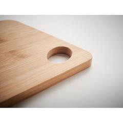 Vue Planche à découper en bambou - Bemga de couleur marron| Krokrodeal