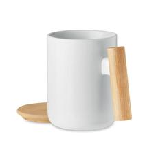 Vue Mug en porcelaine 380 ml - Majest de couleur blanc| Krokrodeal