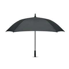 Vue Parapluie carré tempête 27" - Columbus de couleur noir| Krokrodeal