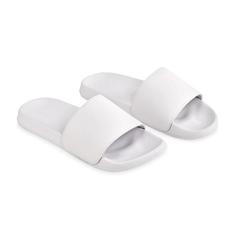 Vue Claquettes antidérapantes taill - Kolam de couleur blanc| Krokrodeal