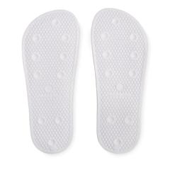 Vue Claquettes antidérapantes taill - Kolam de couleur blanc| Krokrodeal