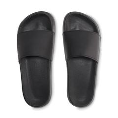 Vue Claquettes antidérapantes 40/41 - Kolam de couleur noir| Krokrodeal