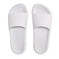 Vue Claquettes antidérapantes 42/43 - Kolam de couleur blanc| Krokrodeal