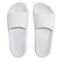 Vue Claquettes antidérapantes 44/45 - Kolam de couleur blanc| Krokrodeal