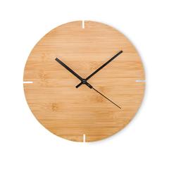 Vue Horloge murale en bambou - Esfere de couleur marron| Krokrodeal