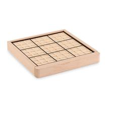 Vue Jeu de plateau sudoku en bois - Sudoku de couleur marron| Krokrodeal