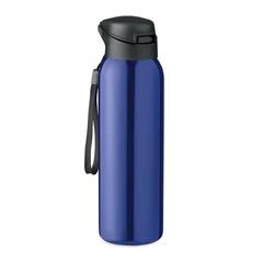 Vue Bouteille double paroi 580 ml - Louc de couleur bleu| Krokrodeal