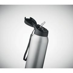 Vue Bouteille double paroi 580 ml - Louc de couleur gris| Krokrodeal