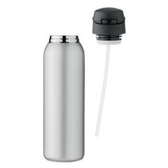 Vue Bouteille double paroi 580 ml - Louc de couleur gris| Krokrodeal