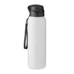 Vue Bouteille double paroi 580 ml - Louc de couleur blanc| Krokrodeal