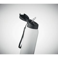 Vue Bouteille double paroi 580 ml - Louc de couleur blanc| Krokrodeal