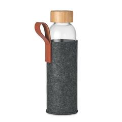 Vue Bouteille en verre 500 ml - Thai de couleur gris| Krokrodeal