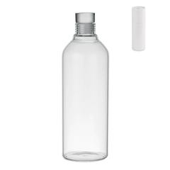 Vue Bouteille en borosilicate 1L - Large lou de couleur blanc| Krokrodeal